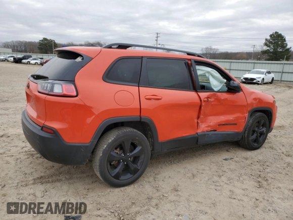 2021 Jeep Cherokee Altitude with VIN 1C4PJLLBXMD155633, listed as a Copart auction lot 47497305 with 78,584 mi miles and Salvage Title. Bid and sale history available at carsss.com. Image 3.
