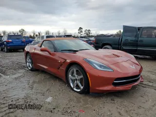 2015 Chevrolet Corvette 3LT with VIN 1G1YF3D73F5124116, listed as a Copart auction lot 43438115 with 0 mi miles and Non Repairable. Bid and sale history available at carsss.com. Image 4.