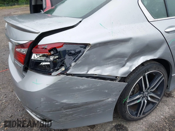2016 Honda Accord Sport with VIN 1HGCR2F53GA149123, listed as a IAAI auction lot 42254191 with 147,971 mi miles and . Bid and sale history available at DreamBid. Image 6.