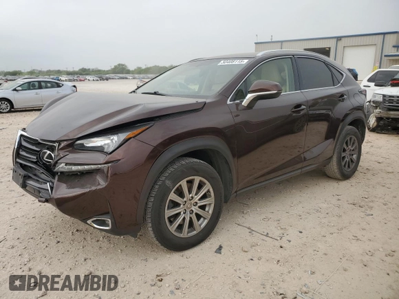 2017 Lexus NX 200t with VIN JTJYARBZ3H2058732, listed as a Copart auction lot 50408115 with 163,820 mi miles and Salvage title. Bid and sale history available at DreamBid. Image 1.