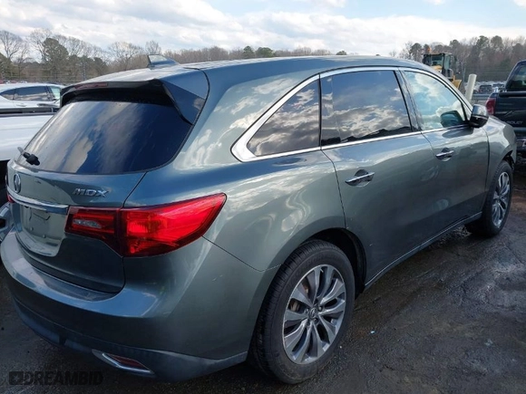 2014 Acura MDX Tech Pkg with VIN 5FRYD3H49EB015233, listed as a IAAI auction lot 41713912 with 203,495 mi miles. Bid and sale history available at carsss.com. Image 4.