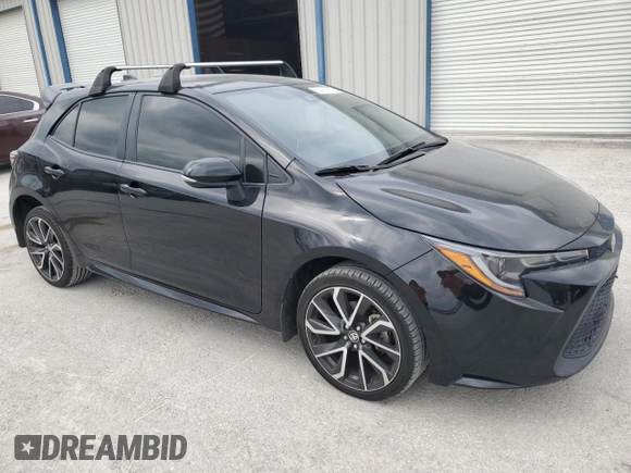 2022 Toyota Corolla Hatchback SE with VIN JTNB4MBE1N3155087, listed as a Copart auction lot 53367865 with 43,647 mi miles and Clean Title. Bid and sale history available at carsss.com. Image 4.