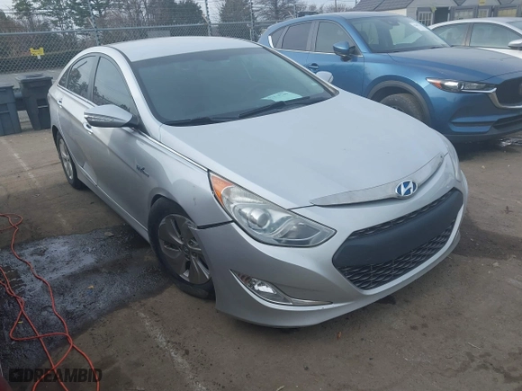 2015 Hyundai Sonata Hybrid Limited with VIN KMHEC4A46FA137237, listed as a IAAI auction lot 41478749 with 125,405 mi miles. Bid and sale history available at carsss.com. Image 1.