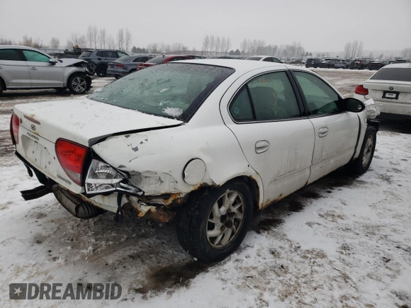 2003 Oldsmobile Alero GX with VIN 1G3NK52F63C240851, listed as a Copart auction lot 43152545 with Not Provided miles and Salvage Title. Bid and sale history available at DreamBid. Image 3.