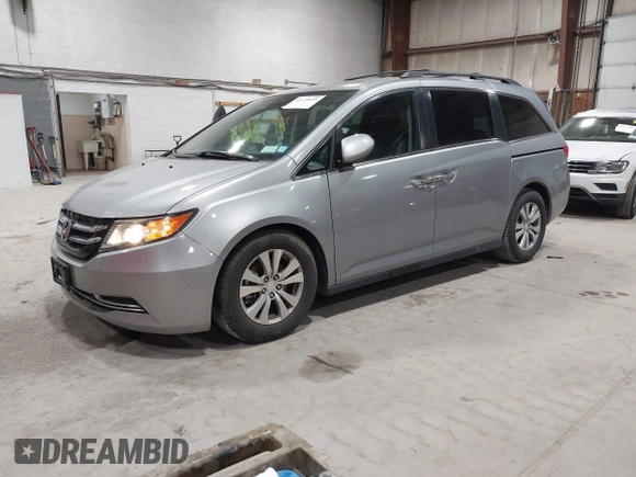 2016 Honda Odyssey EX-L with VIN 5FNRL5H64GB079561, listed as a IAAI auction lot 42176835 with 83,248 mi miles and . Bid and sale history available at carsss.com. Image 2.