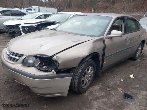 2002 Chevrolet Impala with VIN 2G1WF55E129105237, listed as a IAAI auction lot 41728297 with 142,049 mi miles. Bid and sale history available at carsss.com. Image 2.