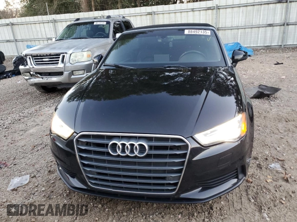 2016 Audi A3 1.8T Premium with VIN WAU67LFF1G1113170, listed as a Copart auction lot 88492135 with 56,881 mi miles and Salvage Title. Bid and sale history available at carsss.com. Image 5.