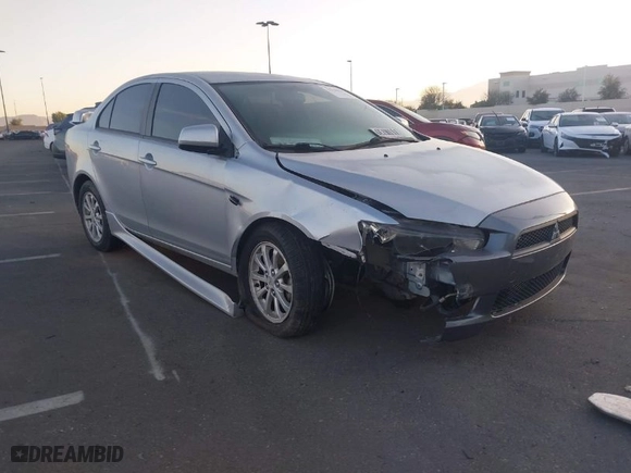 2012 Mitsubishi Lancer ES with VIN JA32U2FU1CU027013, listed as a IAAI auction lot 41739820 with 124,549 mi miles. Bid and sale history available at carsss.com. Image 1.