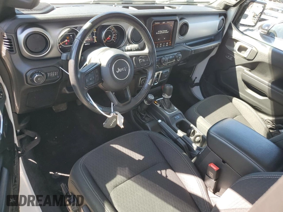 2021 Jeep Wrangler 80th Anniversary with VIN 1C4GJXAN5MW595297, listed as a Copart auction lot 51037215 with 62,429 mi miles and Salvage Title. Bid and sale history available at DreamBid. Image 8.