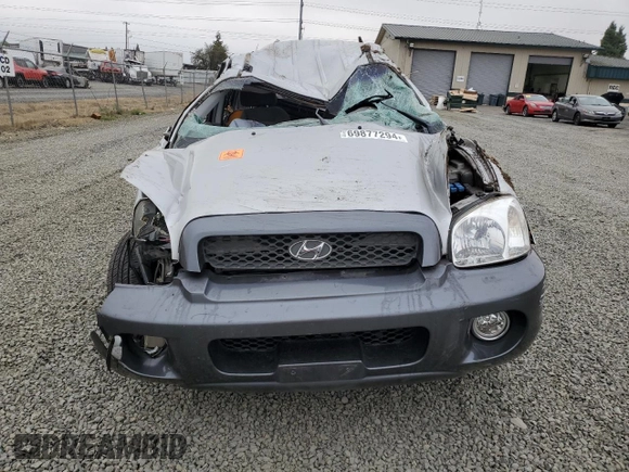 2003 Hyundai Santa Fe GLS with VIN KM8SC73D03U458797, listed as a Copart auction lot 69877294 with 0 mi miles and Salvage Title. Bid and sale history available at carsss.com. Image 5.