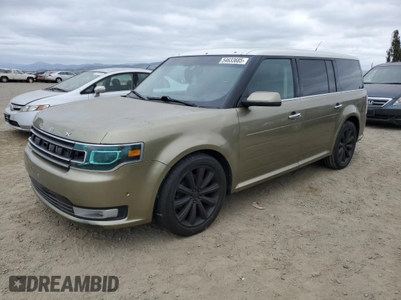 2013 Ford Flex Limited z VIN 2FMHK6DT6DBD32397, wystawiony jako Copart lot #54633685 z przebiegiem Nie podano mil oraz Czysty tytuł • Clean title. Historia ofert i sprzedaży dostępna na DreamBid. Obrazek 1.