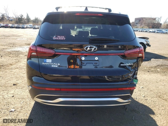 2021 Hyundai Santa Fe Hybrid Blue with VIN KM8S2DA17MU006650, listed as a Copart auction lot 69803152 with NaN miles. Bid and sale history available at carsss.com. Image 6.