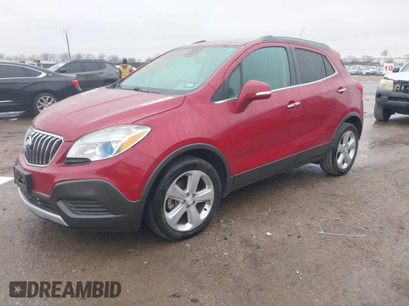 2015 Buick Encore with VIN KL4CJASB3FB257465, listed as a IAAI auction lot 41545803 with 65,881 mi miles and . Bid and sale history available at DreamBid. Image 17.
