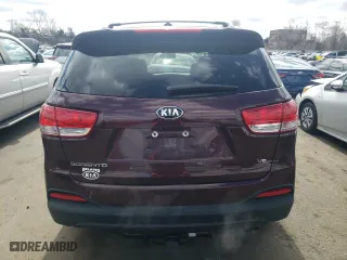 2017 Kia Sorento LX V6 with VIN 5XYPG4A54HG290910, listed as a Copart auction lot 48027905 with 168,279 mi miles and Salvage Title. Bid and sale history available at carsss.com. Image 6.