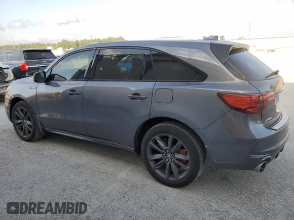 2019 Acura MDX Technology with VIN 5J8YD4H09KL000052, listed as a Copart auction lot 51593225 with 64,457 mi miles and Salvage title. Bid and sale history available at DreamBid. Image 2.