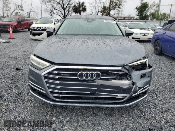 2019 Audi A8 L with VIN WAU8DAF88KN019828, listed as a Copart auction lot 88327945 with 27,307 mi miles and Non Repairable. Bid and sale history available at carsss.com. Image 5.