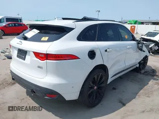 2017 Jaguar F-Pace 35t R-Sport with VIN SADCL2BV2HA094403, listed as a IAAI auction lot 42399910 with Not provided miles and . Bid and sale history available at DreamBid. Image 4.