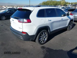2020 Jeep Cherokee Limited with VIN 1C4PJLDBXLD536346, listed as a IAAI auction lot 41164017 with 35,057 mi miles. Bid and sale history available at carsss.com. Image 4.