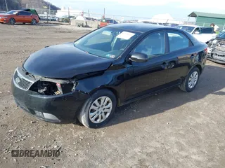 2012 Kia Forte EX with VIN KNAFU4A25C5521998, listed as a IAAI auction lot 41705662 with 129,394 mi miles. Bid and sale history available at carsss.com. Image 2.