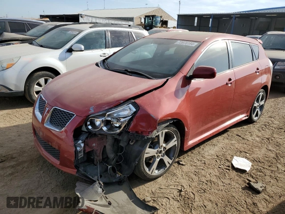 2009 Pontiac Vibe GT with VIN 5Y2SR67059Z419087, listed as a Copart auction lot 73975194 with 178,822 mi miles and Salvage Title. Bid and sale history available at carsss.com. Image 1.