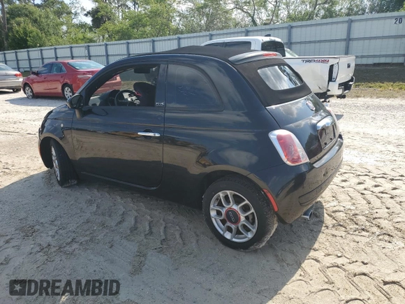 2012 FIAT 500 Pop with VIN 3C3CFFDR0CT340400, listed as a Copart auction lot 48891225 with 59,038 mi miles and Salvage title. Bid and sale history available at DreamBid. Image 2.