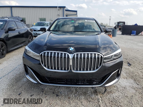 2020 BMW 7 Series 740i with VIN WBA7T2C03LGL17714, listed as a Copart auction lot 51473263 with 60,122 mi miles. Bid and sale history available at carsss.com. Image 5.