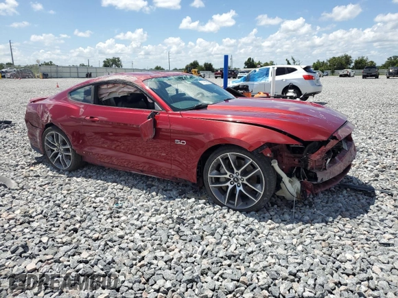 2015 Ford Mustang GT with VIN 1FA6P8CF3F5350583, listed as a Copart auction lot 61400055 with 74,404 mi miles and Non repairable. Bid and sale history available at DreamBid. Image 4.
