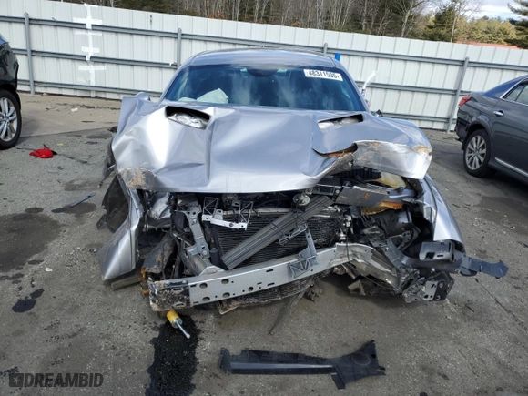 2016 Dodge Challenger SXT Plus with VIN 2C3CDZAG6GH250001, listed as a Copart auction lot 48311505 with 0 mi miles and Salvage Title. Bid and sale history available at carsss.com. Image 5.
