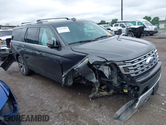 2021 Ford Expedition Max Limited z VIN 1FMJK2AT6MEA00611, wystawiony jako IAAI lot #42371665 z przebiegiem 66 789 mil mil oraz . Historia ofert i sprzedaży dostępna na DreamBid. Obrazek 1.