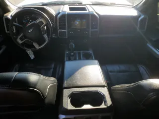 2017 Ford F-150 XL with VIN 1FTEW1EFXHFC29284, listed as a Copart auction lot 46331125 with 153,768 mi miles and Salvage Title. Bid and sale history available at carsss.com. Image 8.