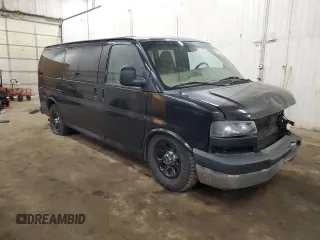 2010 GMC Savana LT with VIN 1GKUHCD49A1178319, listed as a Copart auction lot 87397254 with 299,859 mi miles and Salvage Title. Bid and sale history available at carsss.com. Image 4.