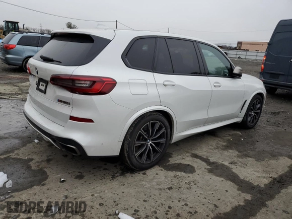 2020 BMW X5 M50i with VIN 5UXJU4C02LLE45422, listed as a Copart auction lot 44119775 with 60,241 mi miles and Salvage Title. Bid and sale history available at DreamBid. Image 3.