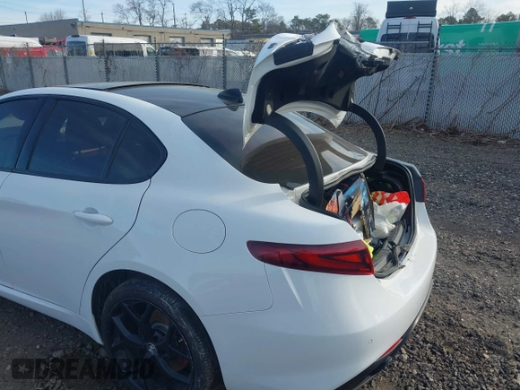2020 Alfa Romeo Giulia z VIN ZARFANAN9L7630017, wystawiony jako IAAI lot #41676730 z przebiegiem 45 395 mil mil oraz . Historia ofert i sprzedaży dostępna na DreamBid. Obrazek 19.
