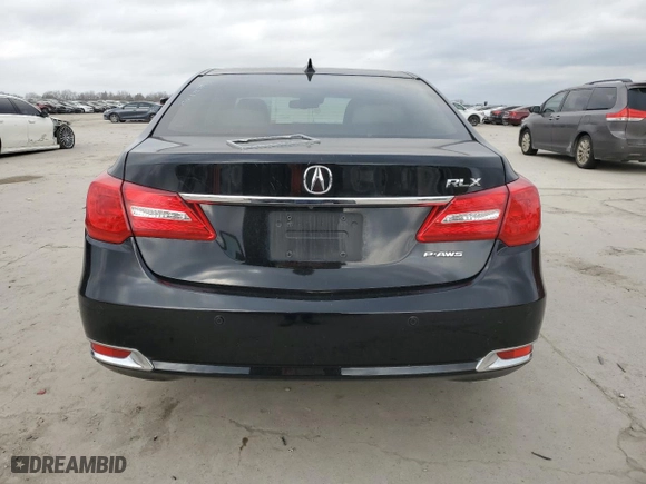 2015 Acura RLX Advance Pkg with VIN JH4KC1F93FC001340, listed as a Copart auction lot 82438264 with 115,370 mi miles and Salvage Title. Bid and sale history available at carsss.com. Image 6.