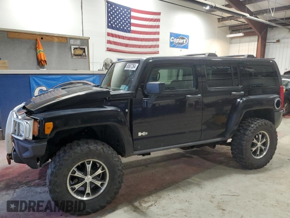 2006 Hummer H3 with VIN 5GTDN136468237702, listed as a Copart auction lot 80687264 with 284,169 mi miles and Salvage Title. Bid and sale history available at carsss.com. Image 1.