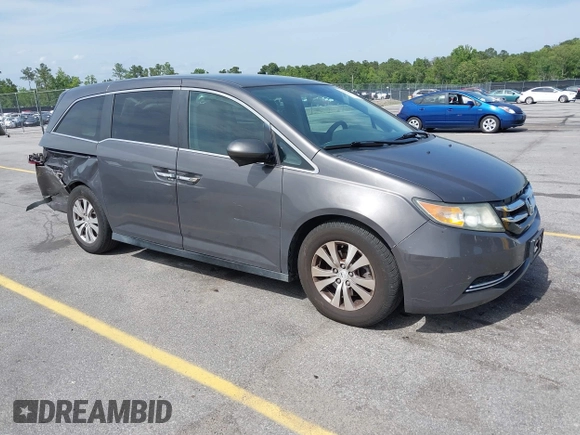 2015 Honda Odyssey EX z VIN 5FNRL5H41FB059667, wystawiony jako IAAI lot #42274039 z przebiegiem 196 687 mil mil oraz . Historia ofert i sprzedaży dostępna na DreamBid. Obrazek 1.