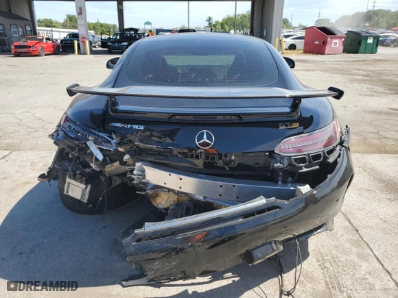 2020 Mercedes-Benz AMG GT with VIN WDDYJ7KA5LA028119, listed as a Copart auction lot 69954224 with 7,690 mi miles and Salvage Title. Bid and sale history available at carsss.com. Image 6.