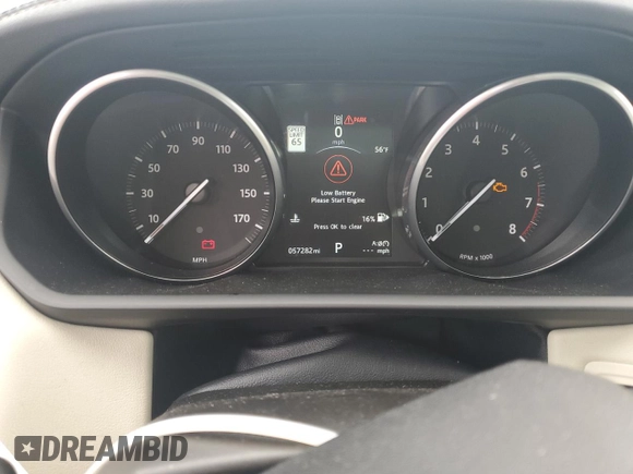 2016 Land Rover Range Rover Sport V6 HSE with VIN SALWR2PF1GA660146, listed as a Copart auction lot 51241655 with 57,282 mi miles and Salvage Title. Bid and sale history available at carsss.com. Image 9.