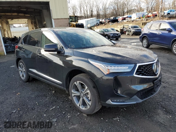 2023 Acura RDX w/Advance Package with VIN 5J8TC2H78PL015146, listed as a Copart auction lot 82167003 with 2,257 mi miles. Bid and sale history available at carsss.com. Image 4.