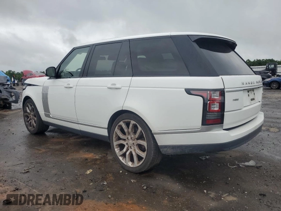2014 Land Rover Range Rover HSE with VIN SALGS2WF9EA176815, listed as a Copart auction lot 58068405 with 155,260 mi miles and Salvage title. Bid and sale history available at DreamBid. Image 2.