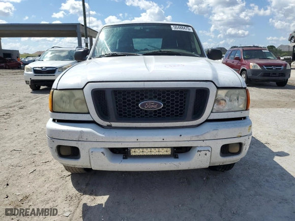 2004 Ford Ranger XL with VIN 1FTYR14UX4PA26727, listed as a Copart auction lot 50488475 with 174,601 mi miles and Salvage Title. Bid and sale history available at carsss.com. Image 5.