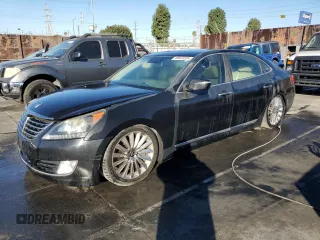 2015 Hyundai Equus Ultimate z VIN KMHGH4JH8FU095195, wystawiony jako Copart lot #80623324 z przebiegiem 118 827 mil mil oraz Tytuł czysty. Historia ofert i sprzedaży dostępna na DreamBid. Obrazek 1.