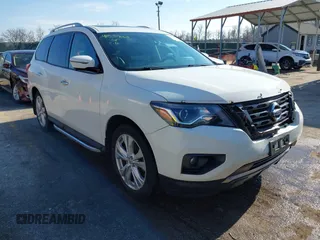 2018 Nissan Pathfinder SL with VIN 5N1DR2MM1JC618956, listed as a IAAI auction lot 41539068 with 68,493 mi miles. Bid and sale history available at carsss.com. Image 1.