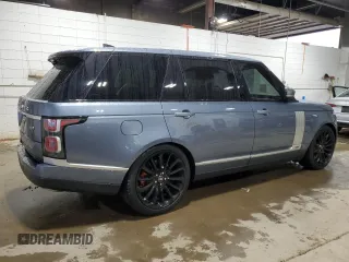 2019 Land Rover Range Rover z VIN SALGV5RE8KA519007, wystawiony jako Copart lot #81339944 z przebiegiem 55 158 mil mil oraz Szkoda całkowita • Salvage title. Historia ofert i sprzedaży dostępna na DreamBid. Obrazek 3.