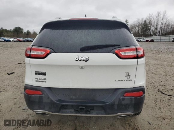 2016 Jeep Cherokee Limited with VIN 1C4PJMDS5GW205965, listed as a Copart auction lot 49147175 with 105,803 mi miles and Salvage title. Bid and sale history available at DreamBid. Image 6.