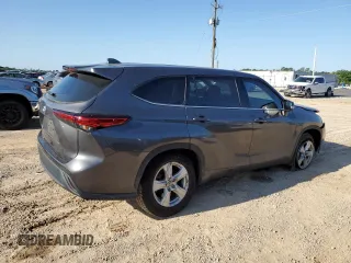 2021 Toyota Highlander L with VIN 5TDCZRAH7MS534966, listed as a Copart auction lot 51899805 with 154,645 mi miles and Salvage title. Bid and sale history available at DreamBid. Image 3.