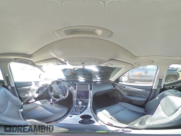 2015 Infiniti Q50 Premium with VIN JN1BV7AP0FM342695, listed as a Copart auction lot 50739825 with 96,921 mi miles and Salvage Title. Bid and sale history available at carsss.com. Image 12.