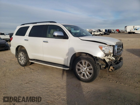 2010 Toyota Sequoia Platinum with VIN 5TDDW5G1XAS036174, listed as a Copart auction lot 41662065 with 238,295 mi miles and Salvage Title. Bid and sale history available at carsss.com. Image 4.