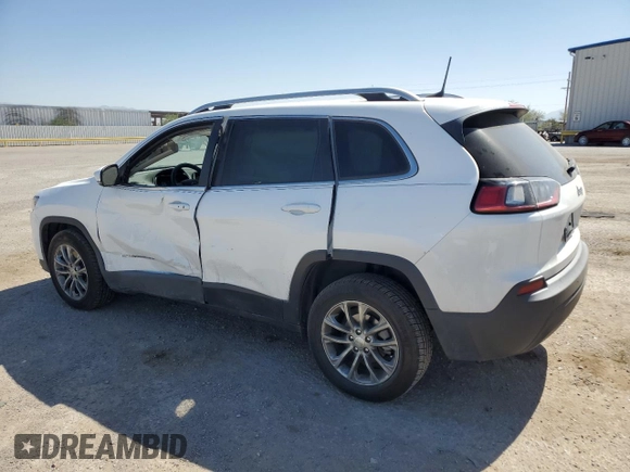 2020 Jeep Cherokee Altitude with VIN 1C4PJLLB2LD592914, listed as a Copart auction lot 57686955 with 55,524 mi miles and Salvage title. Bid and sale history available at DreamBid. Image 2.
