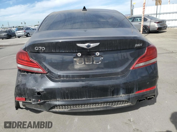 2019 Genesis G70 2.0T Advanced with VIN KMTG34LA6KU027024, listed as a Copart auction lot 78236714 with 29,044 mi miles and Salvage Title. Bid and sale history available at carsss.com. Image 6.